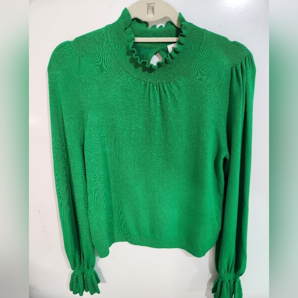 Womens &merci  viscose sweater blouse, size large